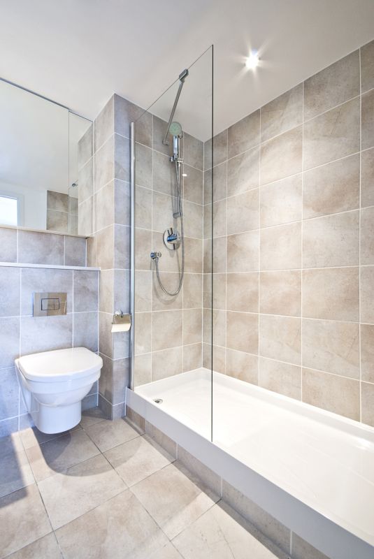 Contemporary Tiled Shower
